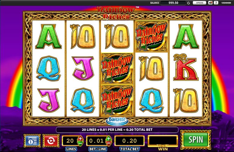 Rainbow Riches slot machine